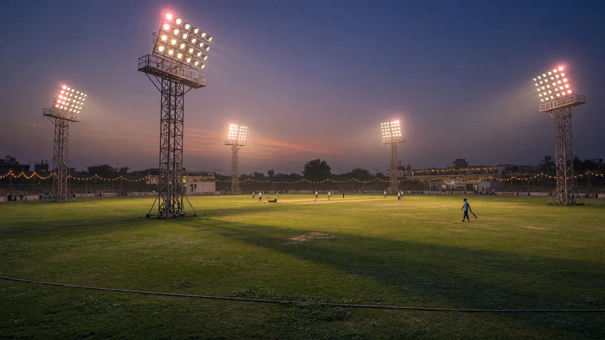 Twilight outfield
